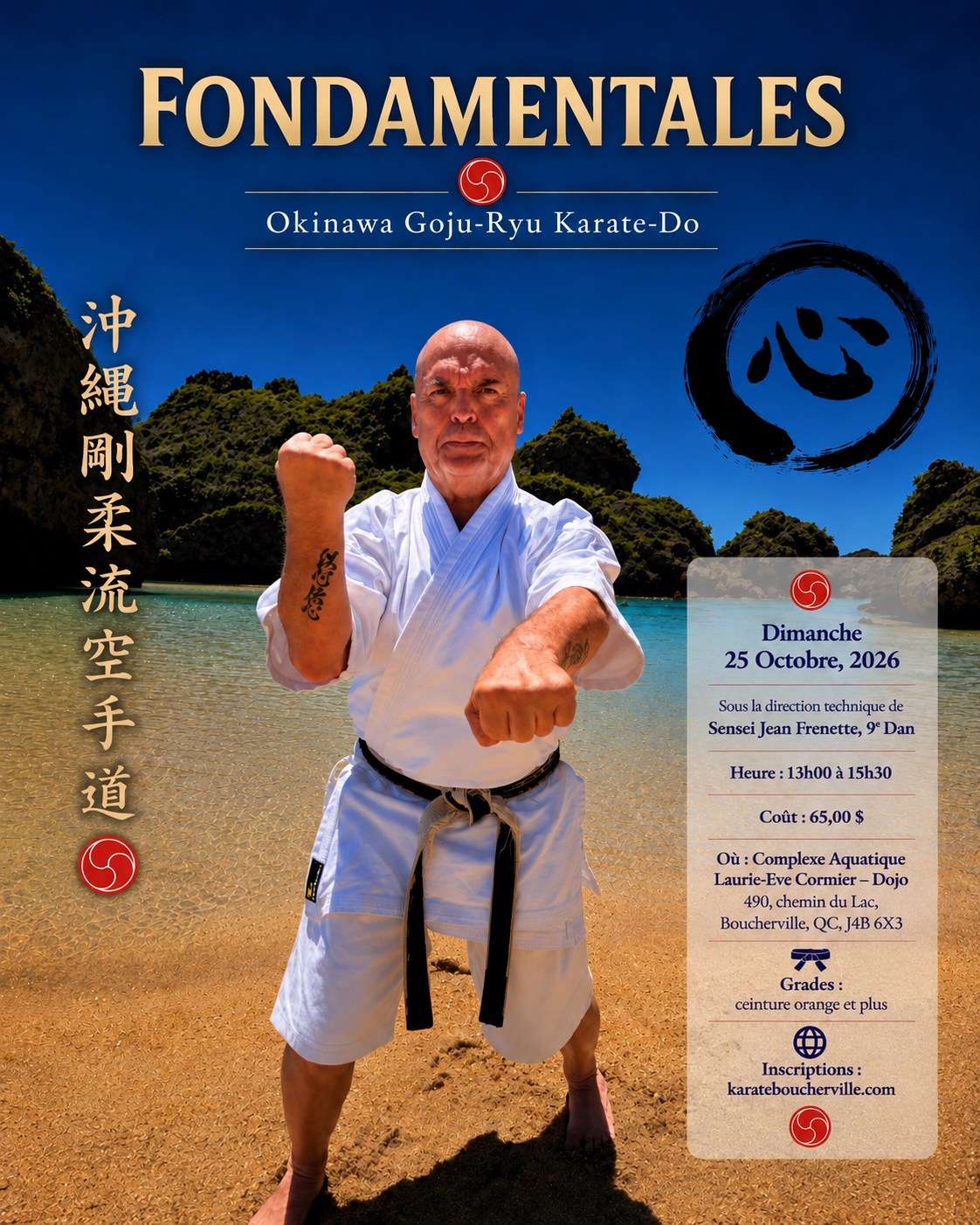 Stage Dento Fondamentales — Okinawa Goju-Ryu Karate-Do — 25 octobre 2026